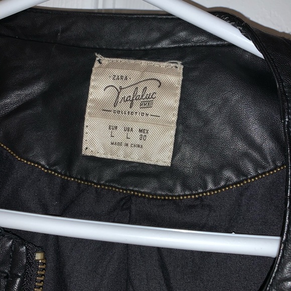 Zara leather jacket - Picture 2 of 3